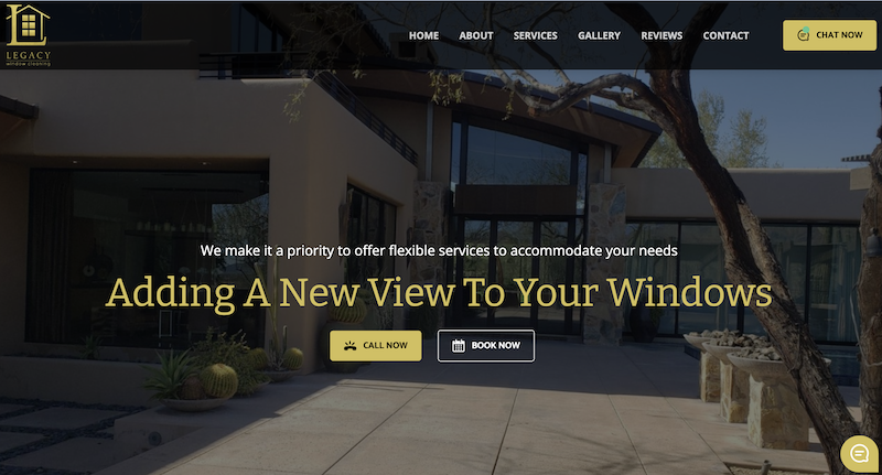 Sitio web de Legacy Professional Window Cleaning